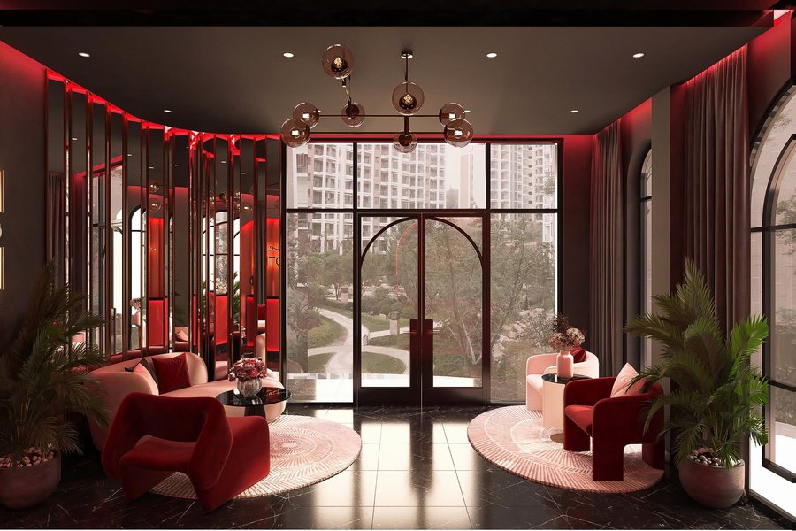 Sự kết hợp hoàn hảo giữa màu sắc, vật liệu và ánh sáng tạo nên dấu ấn thương hiệu