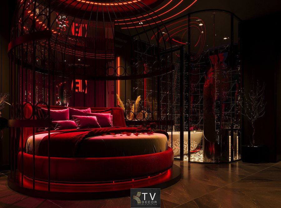 Thiết kế thi công phòng khách sạn trọn gói bởi KTV GROUP