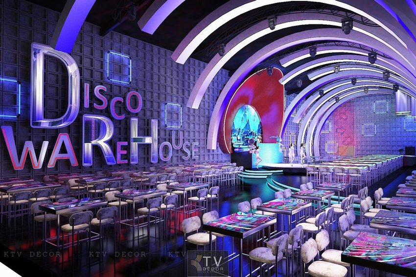 Thiết kế thi công trọn gói Beer Club & Beer Garden chuyên nghiệp nội thất Disco Warehouse hiện đại ấn tượng