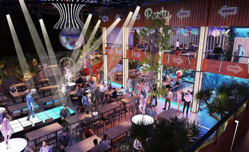 Thiết Kế Thi Công Trọn Gói Beer Club & Beer Garden Chuyên Nghiệp Không Gian 2 Tầng Ấn Tượng – KTV DECOR