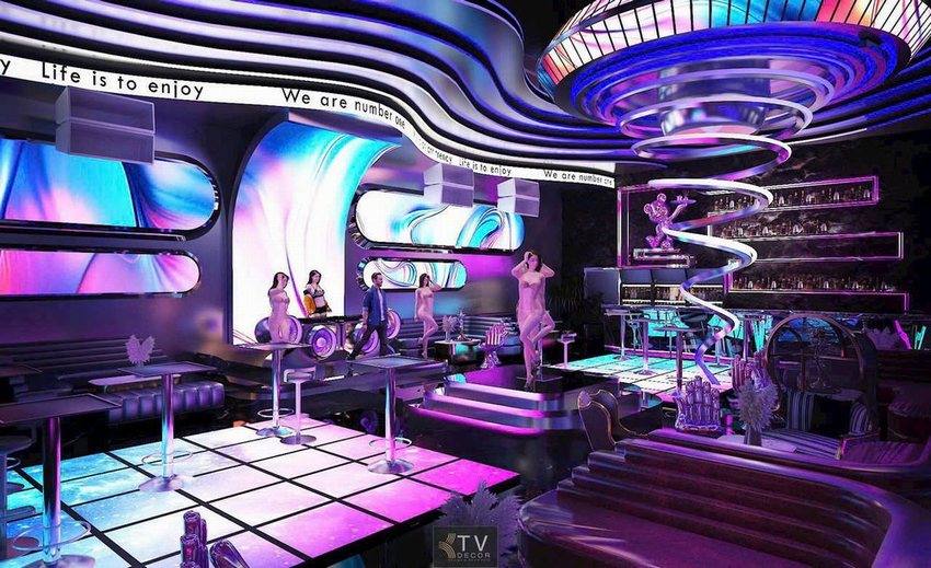 Thiết kế thi công Nightlife – Không gian sân khấu LED đẳng cấp tại GPUG Club do KTVDecor thực hiện