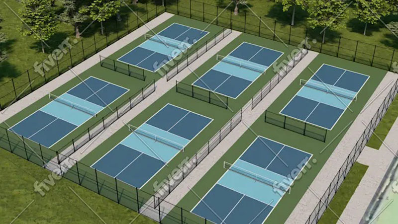 Thiết kế – Thi công – Setup sân Pickleball chuẩn quốc tế 1