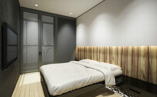 thiết kế nội thất đẹp cho căn hộ chung cư nhỏ 1 phòng ngủ 55m2 15