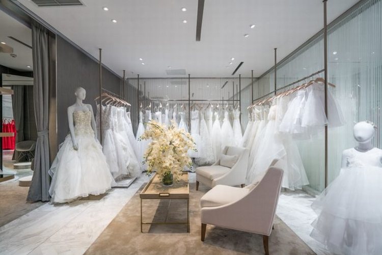 Ý tưởng thiết kế showroom áo cưới đẹp và sang trọng 4