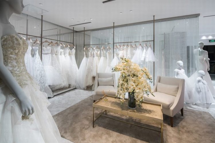 Ý tưởng thiết kế showroom áo cưới đẹp và sang trọng 6