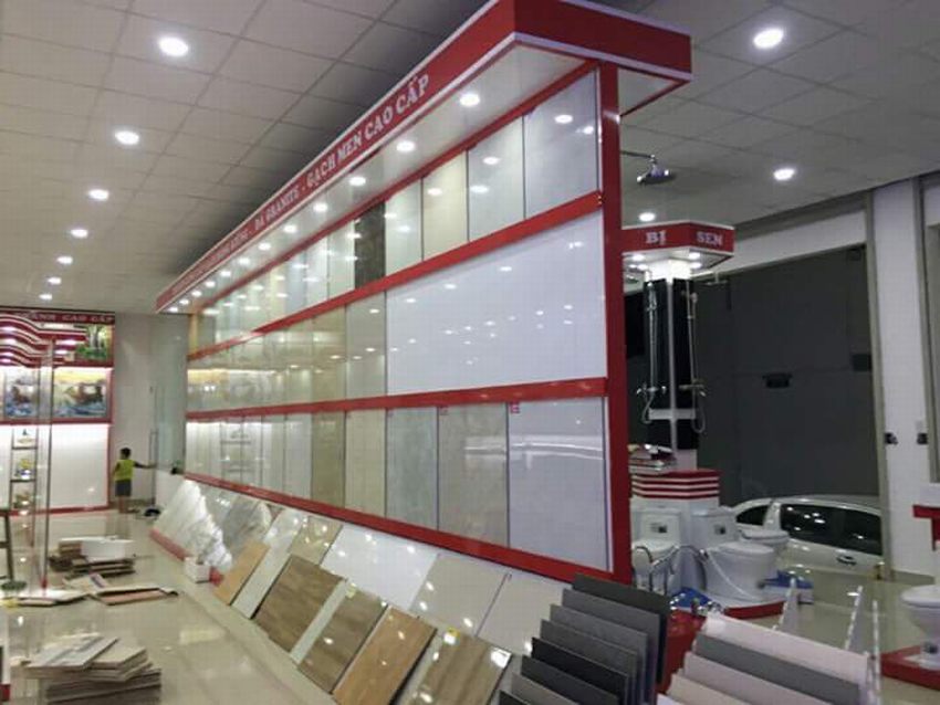 Ke gach|Thiết kế showroom trưng bày gạch men,vật liệu xây dựng tại TPHCM 1333