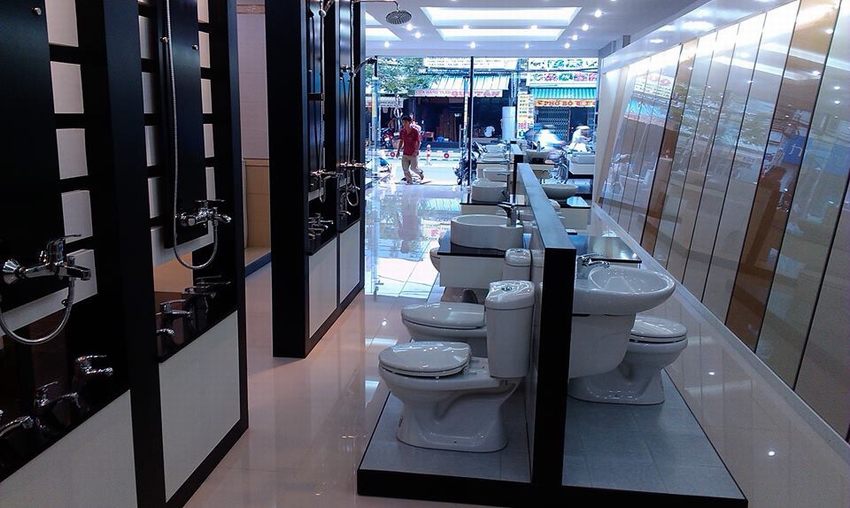 Ke gach|Thiết kế showroom trưng bày gạch men,vật liệu xây dựng tại TPHCM 3