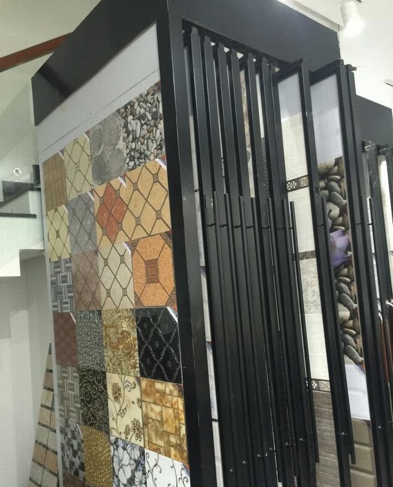 Báo giá kệ gạch lùa và kéo ưa chuộng trong thi công showroom vật liệu xây dựng 20