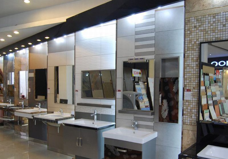 Báo giá thiết kế thi công showroom vật liệu xây dựng trưng bày thiết bị vệ sinh phòng tắm ,kệ trưng bày bồn cầu , kệ trưng bày lavobo,kệ trưng bày bồn tắm, kệ trưng bày vòi sen  30