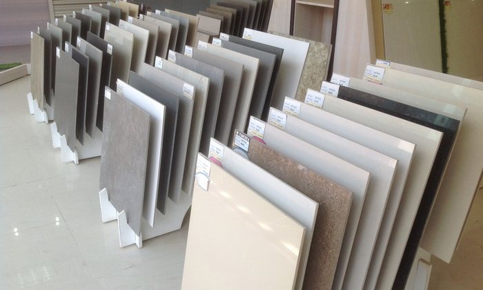 Mẫu kệ gạch lật trong thiết kế thi công cửa hàng kinh doanh vật liệu xây dựng 10