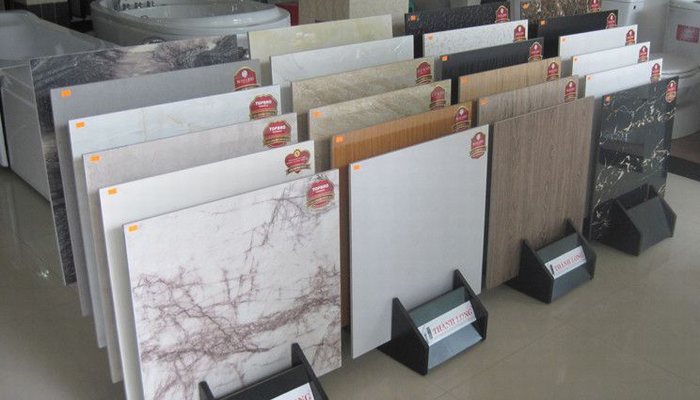 Mẫu kệ gạch lật trong thiết kế thi công cửa hàng kinh doanh vật liệu xây dựng 6