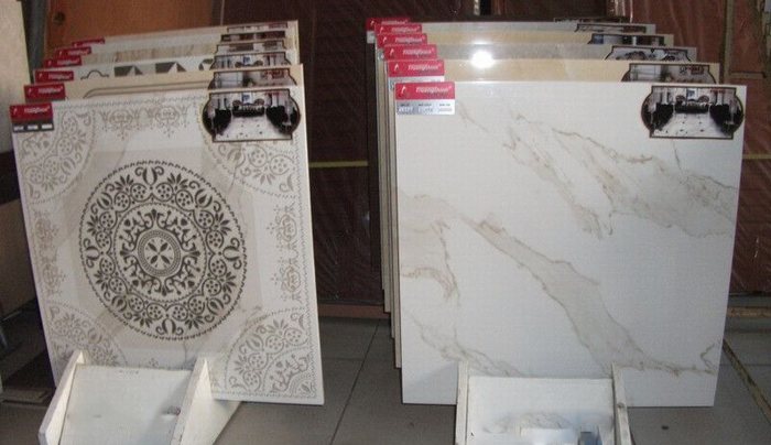 Mẫu kệ gạch lật trong thiết kế thi công cửa hàng kinh doanh vật liệu xây dựng 7