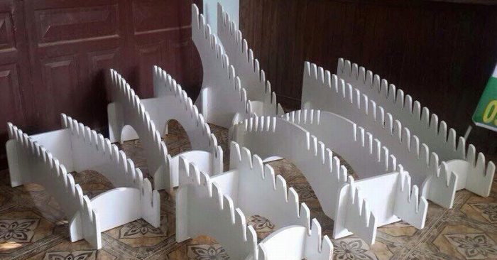 Mẫu kệ gạch lật ,trong thiết kế thi công, cửa hàng showroom ,kinh doanh vật liệu xây dựng 5