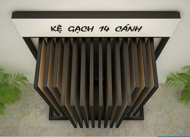 kệ gạch mẫu và giá kệ trưng bày gạch ốp lát 34