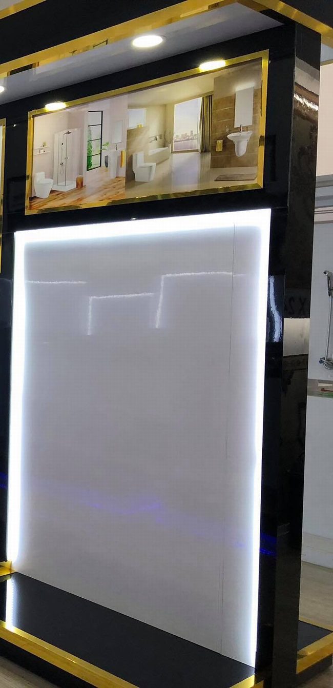 Mẫu kệ gạch mới trong thi công showroom vật liệu xây dựng P1 12