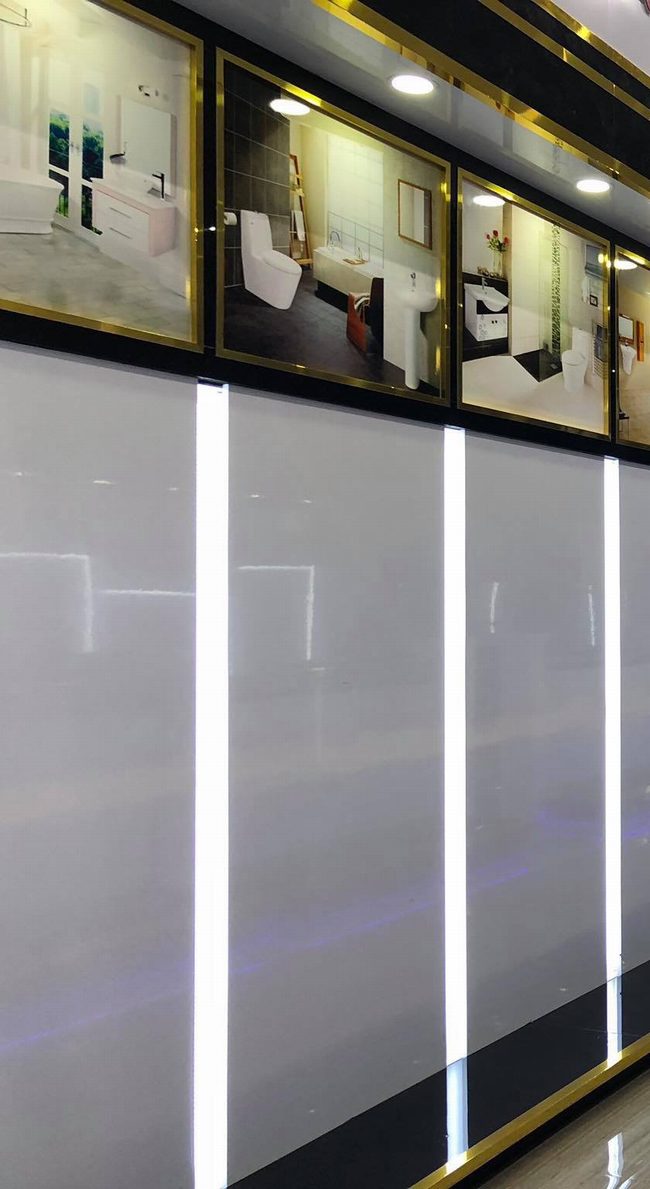 Mẫu kệ gạch mới trong thi công showroom vật liệu xây dựng P1 13