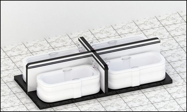 Mẫu kệ gạch mới trong thi công showroom vật liệu xây dựng P1 9