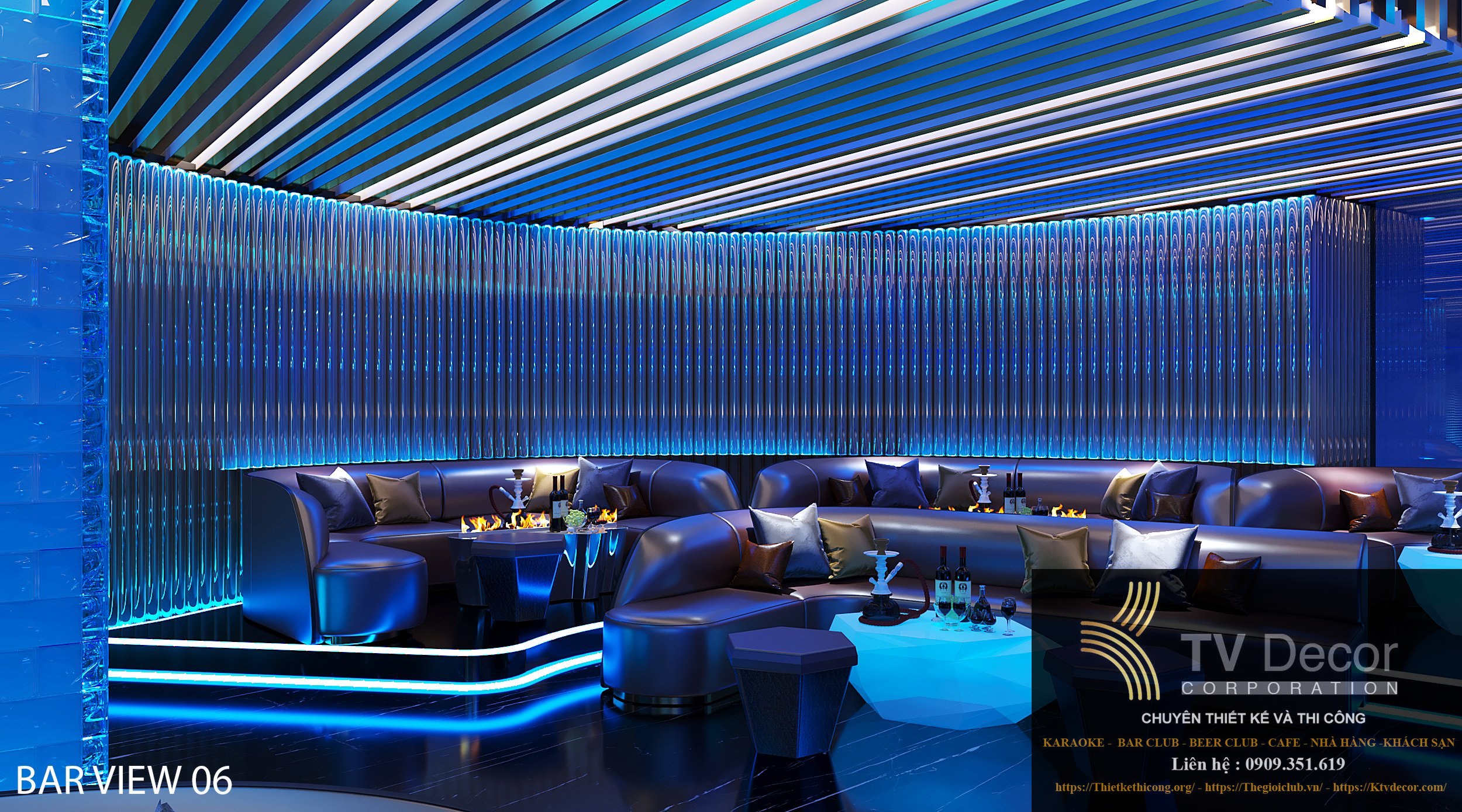 Thiết kế Lounge Bar và karaoke nổi bật tại TPHCM 3