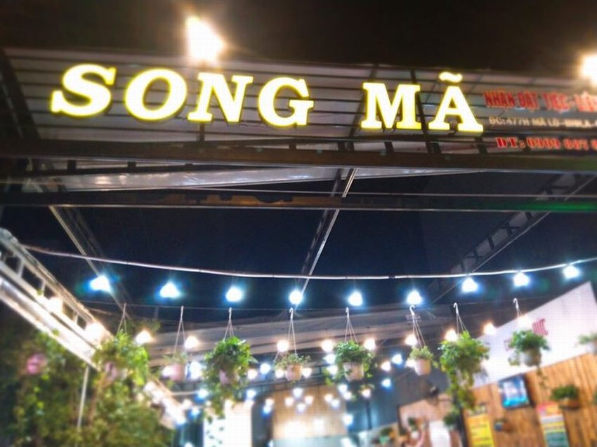 Thiết kế Nhà hàng Quán nhậu khung thép bình dân đơn giản