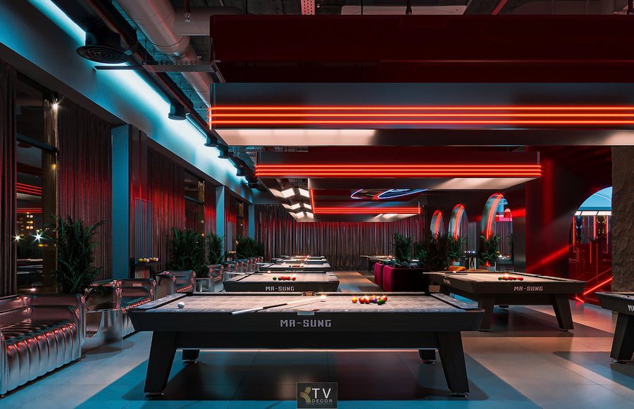 Thiết kế thi công Set up câu lạc bộ Billiards - Bida 21