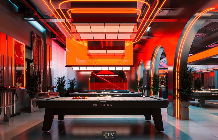 Thiết kế thi công Set up câu lạc bộ Billiards - Bida 29