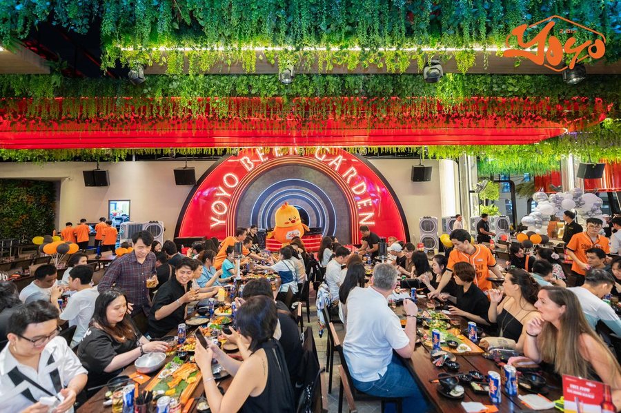 Sân khấu DJ Beer Garden thiết kế hiện đại tối ưu trải nghiệm giải trí