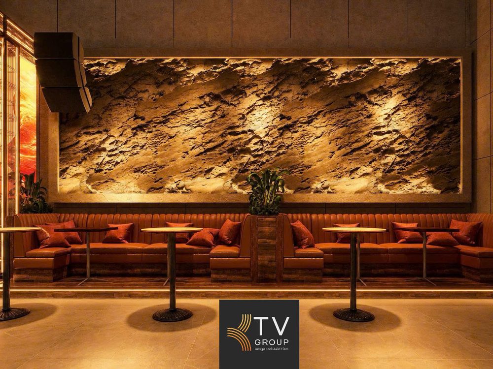 Mẫu Thiết Kế DJ Lounge Coffee sử dụng ánh sáng ấm và nội thất cao cấp thu hút khách