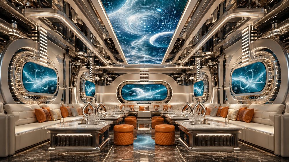 Thiết kế Karaoke Super VIP 2026 phong cách Galaxy Space đẳng cấp Mẫu phòng Karaoke Super VIP Galaxy Space với màn hình LED hiện đại Thiết kế phòng Karaoke Luxury kết hợp nội thất cao cấp và ánh sáng LED Không gian Karaoke Super VIP 2026 với trần LED mô phỏng vũ trụ Thiết kế Karaoke Galaxy Space sử dụng màn hình kỹ thuật số đa điểm Mẫu Karaoke VIP cao cấp với sofa trắng và hệ thống ánh sáng hiện đại Thiết kế Karaoke Futuristic Luxury với gam màu xanh ánh kim nổi bật Nội thất phòng Karaoke Super VIP kết hợp đá bóng và vật liệu kim loại Thiết kế phòng Karaoke 5D 6D với hiệu ứng ánh sáng và màn hình LED Mẫu thiết kế Karaoke Super VIP 2026 hiện đại sang trọng và khác biệt