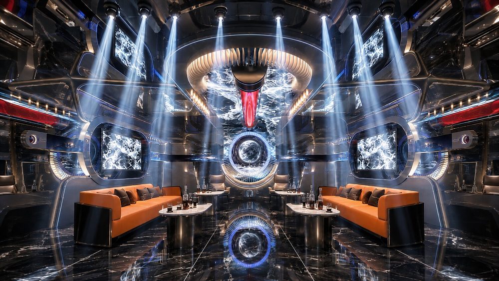 Thiết kế Karaoke Futuristic Luxury VIP đẳng cấp với LED Visual tại TP.HCM Mẫu phòng Karaoke VIP phong cách Futuristic sử dụng nội thất kim loại cao cấp Thiết kế phòng Karaoke Luxury công nghệ cao với ánh sáng LED nghệ thuật Không gian Karaoke Super VIP Futuristic với màn hình LED hiệu ứng tia điện Thiết kế Karaoke hiện đại kết hợp kim loại chrome và ánh sáng trắng tại TP.HCM Phòng Karaoke VIP cao cấp với trần LED và nội thất phong cách tương lai Thiết kế nội thất Karaoke Futuristic Luxury với sofa cam và vật liệu ánh kim Mẫu Karaoke công nghệ cao kết hợp màn hình Visual và hệ thống chiếu sáng Thiết kế phòng Karaoke Futuristic với hình khối bo cong và ánh sáng hiện đại Không gian Karaoke Luxury VIP đậm chất tương lai với LED Visual 3D tại TP.HCM 