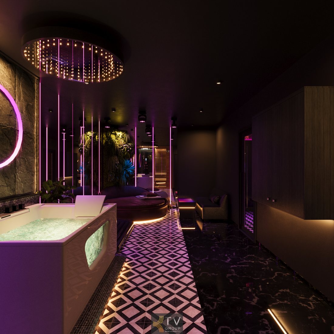 Thi công nội thất Massage trọn gói chuẩn kỹ thuật bởi KTV GROUP tại TP.HCM Thiết kế phòng Massage cao cấp tối ưu công năng và không gian kinh doanh 