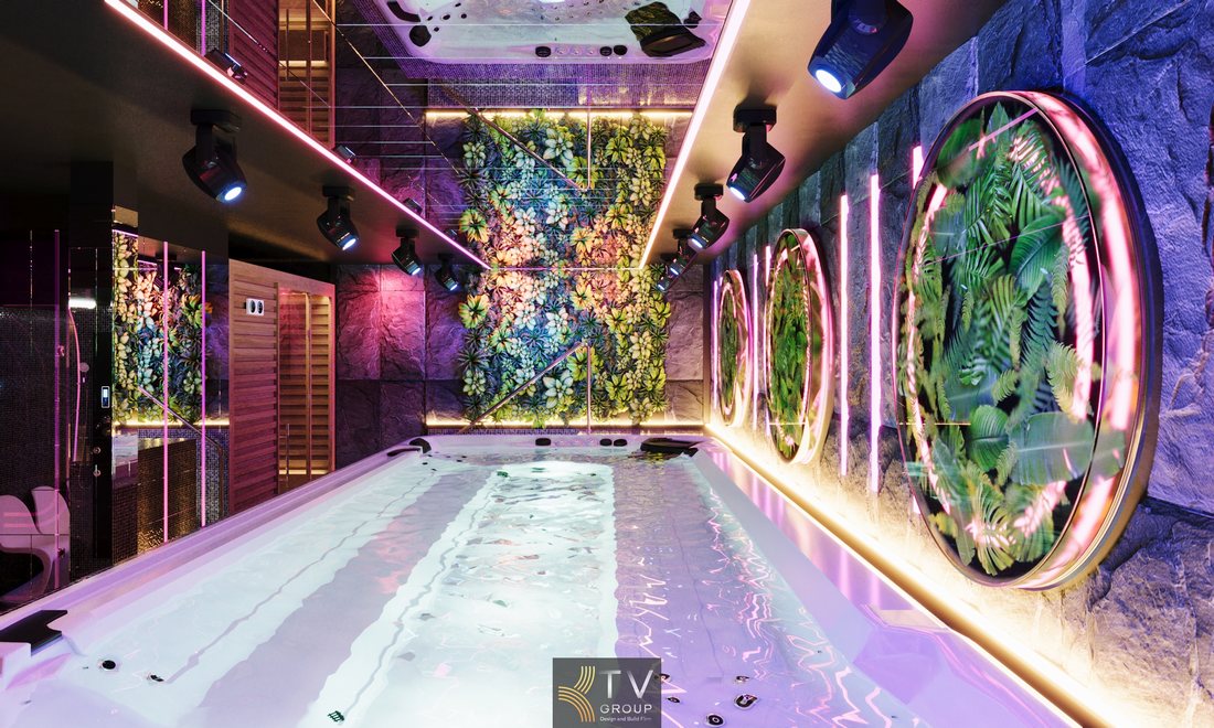 Không gian Spa Massage VIP tích hợp xông hơi nóng lạnh, Jacuzzi và phòng trị liệu sang trọng