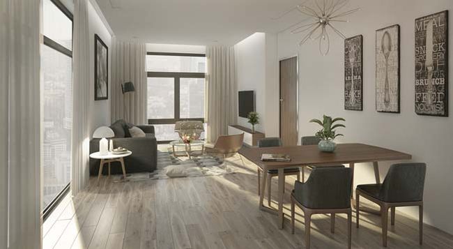 Ý tưởng thiết kế phòng khách đẹp dành cho căn hộ chung cư 10