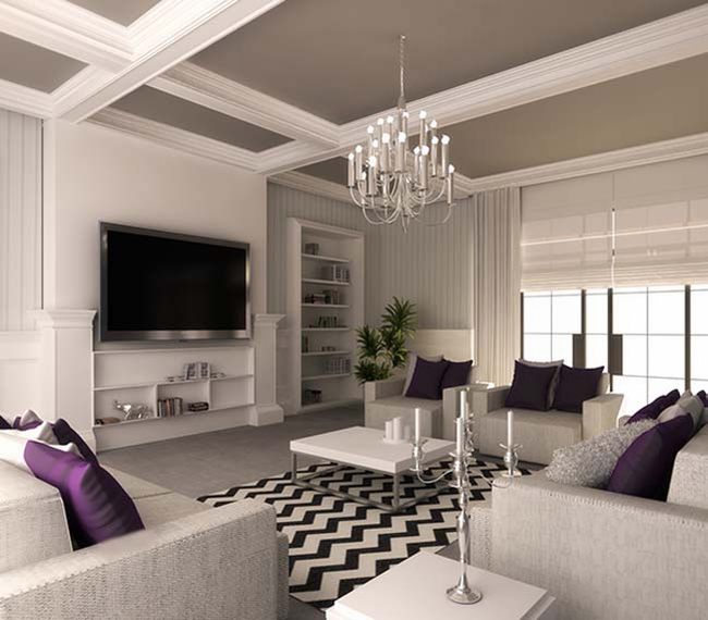Ý tưởng thiết kế phòng khách đẹp dành cho căn hộ chung cư 23