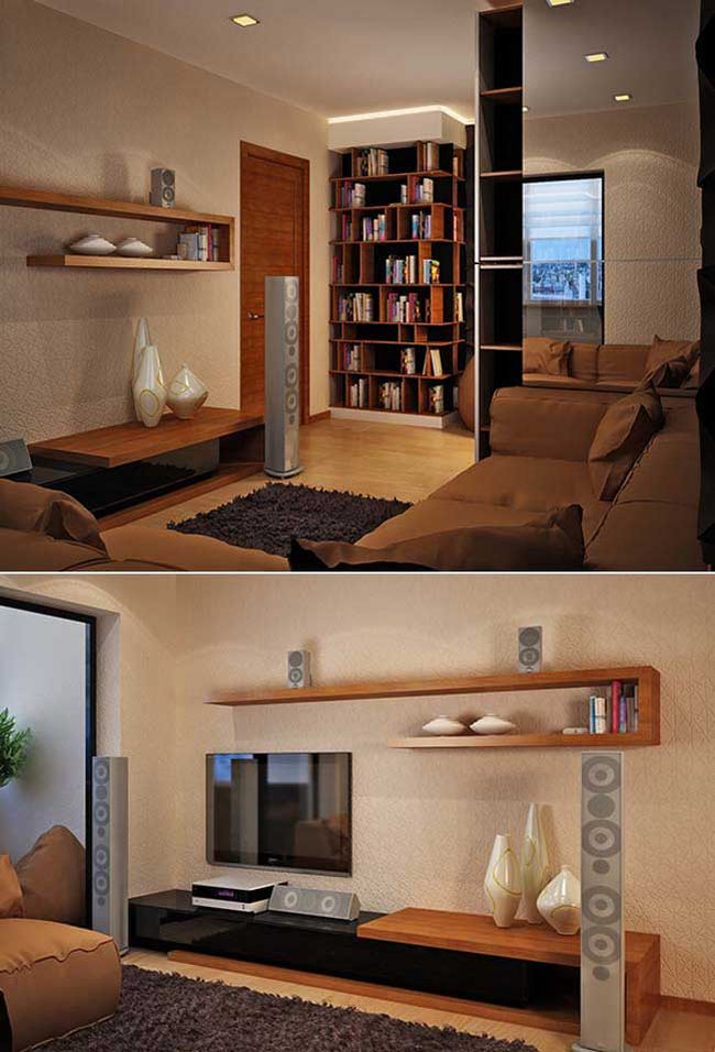 Ý tưởng thiết kế phòng khách đẹp dành cho căn hộ chung cư 30