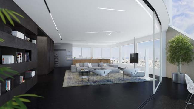 Ý tưởng thiết kế penthouse hiện đại sang trọng 12