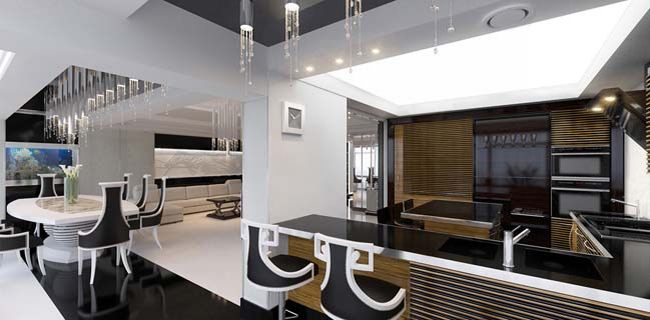 Ý tưởng thiết kế penthouse với thiết kế đương đại sang trọng 4