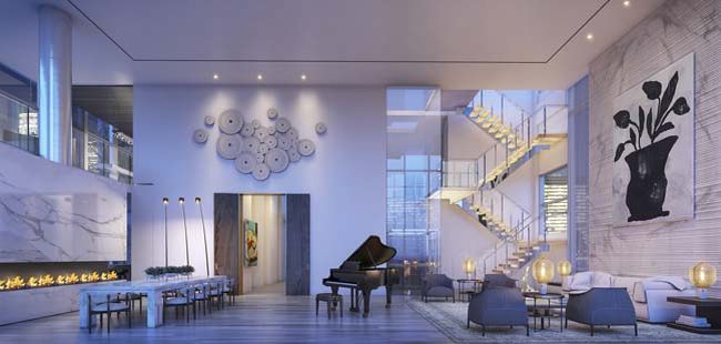 Ý tưởng thiết kế căn hộ penthouse với thiết kế hiện đại sang trọng 8