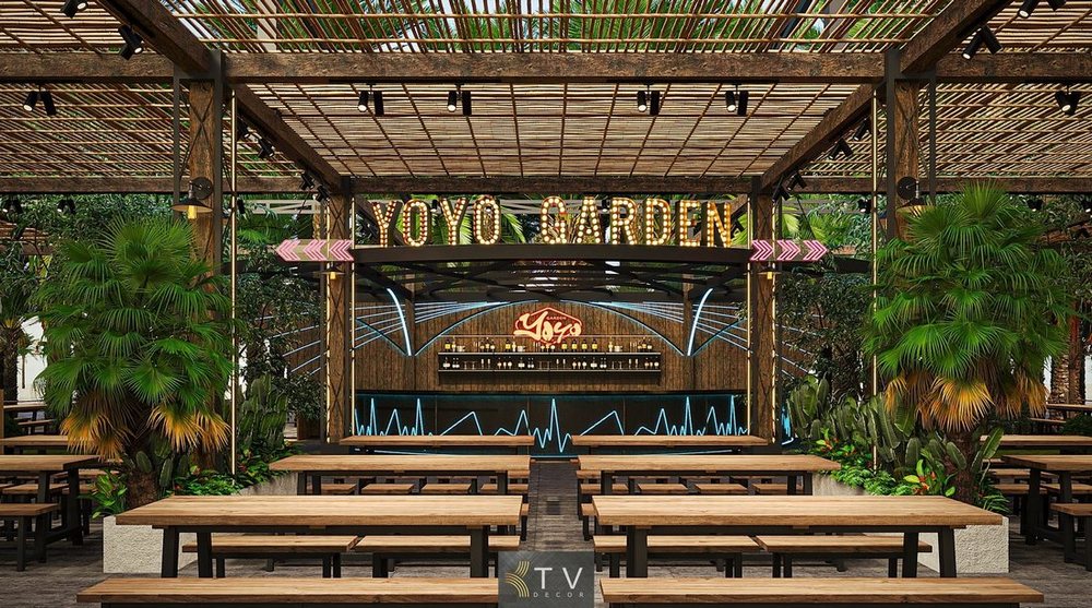 Báo giá thiết kế thi công nhà hàng Food Garden  5