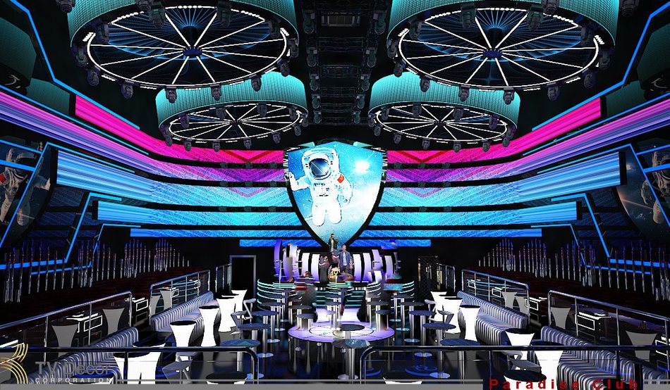 Thiết kế sân khấu Nightclub chủ đề Space độc đáo 15