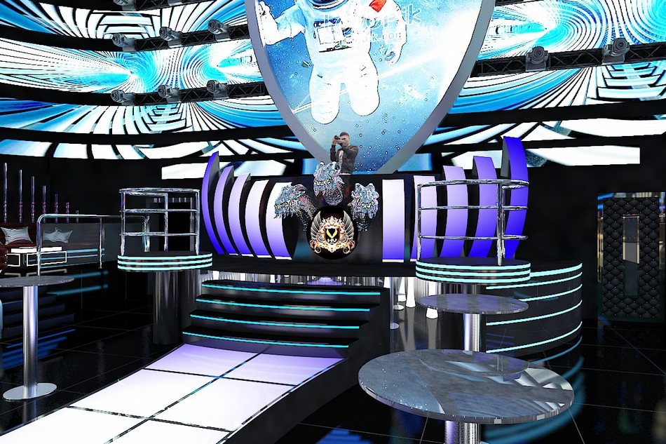 Thiết kế sân khấu Nightclub chủ đề Space độc đáo 7