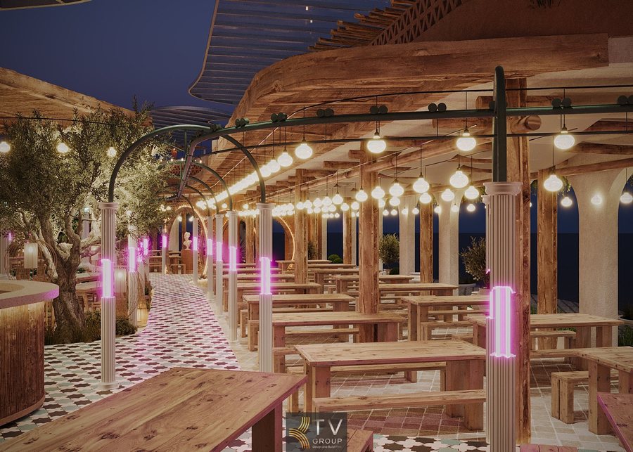 Dự án thiết kế thi công Beer Garden đẹp tại Nha Trang của KTV GROUP 1