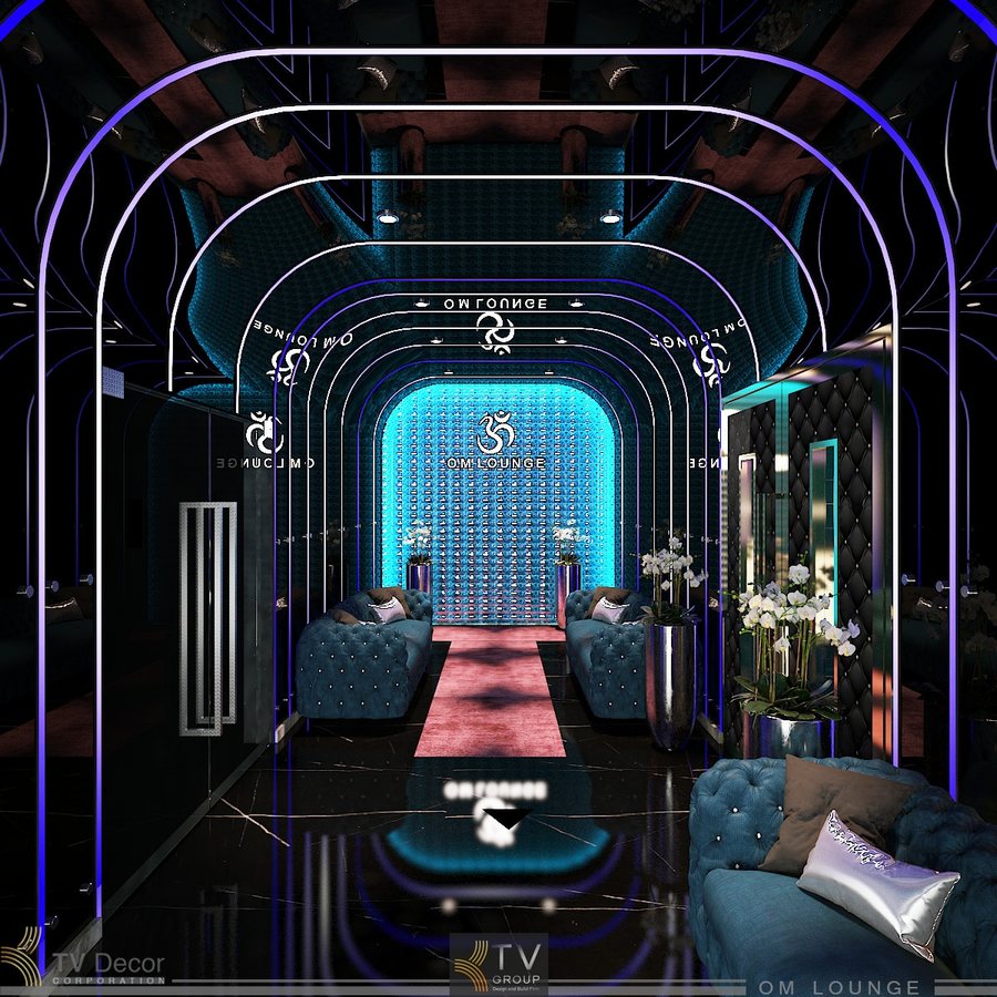 Thiết kế nội thất Lounge Futuristic Luxury bởi KTV GROUP. 333