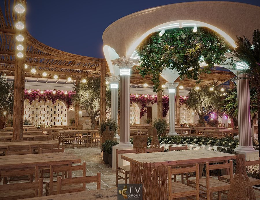 Thiết kế lối đi Beer Garden sang trọng và tối ưu công năng