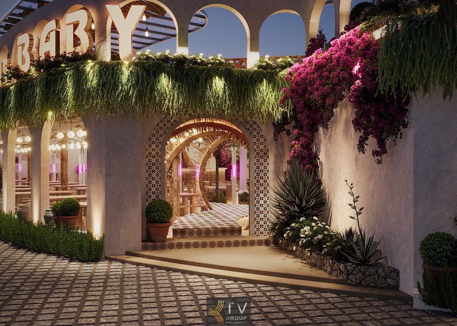 Không gian Beer Garden ngoài trời hiện đại do KTV GROUP thiết kế
