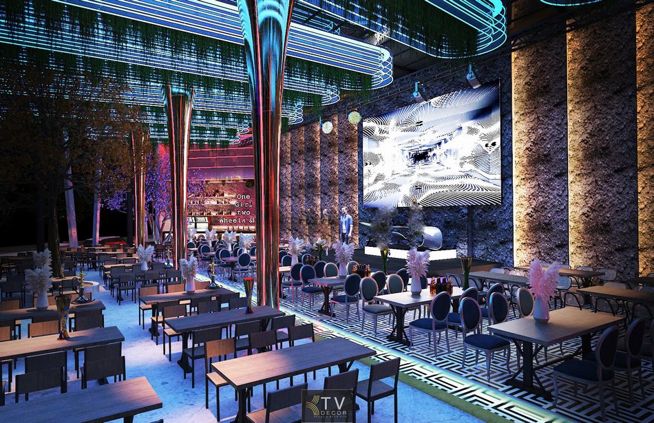 Dự án thiết kế Beer Food Garden Food & Music hiện đại tối ưu trải nghiệm khách hàng và hiệu quả kinh doanh.