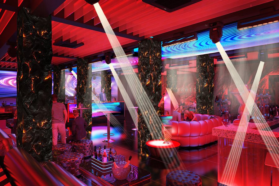 Không gian Lounge Bar hiện đại sử dụng vật liệu cao cấp kết hợp ánh sáng nghệ thuật tạo dấu ấn thương hiệu riêng biệt. 