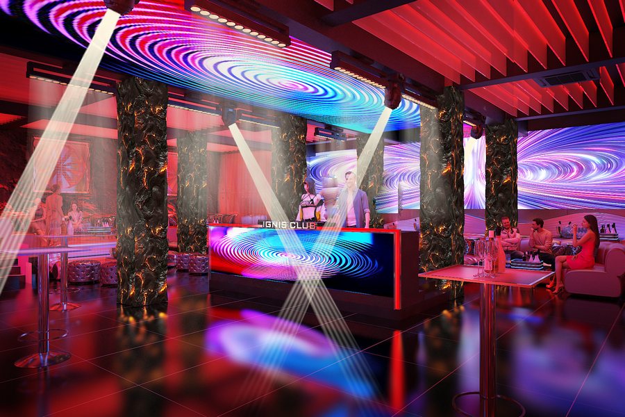 Thiết kế Lounge Bar tối ưu công suất phục vụ với không gian mở và bố trí giao thông hợp lý.  Không gian Lounge Bar sang trọng với ánh sáng sân khấu chuyên nghiệp và quầy bar thiết kế nổi bật.  Thiết kế nội thất Lounge Bar hiện đại tại Sài Gòn tạo điểm nhấn thương hiệu và lợi thế cạnh tranh kinh doanh