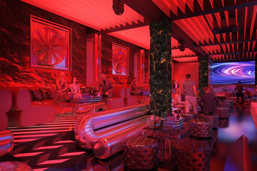 Mẫu thiết kế Lounge Bar cao cấp kết hợp công nghệ LED và âm thanh ánh sáng mang lại trải nghiệm giải trí khác biệt. 2