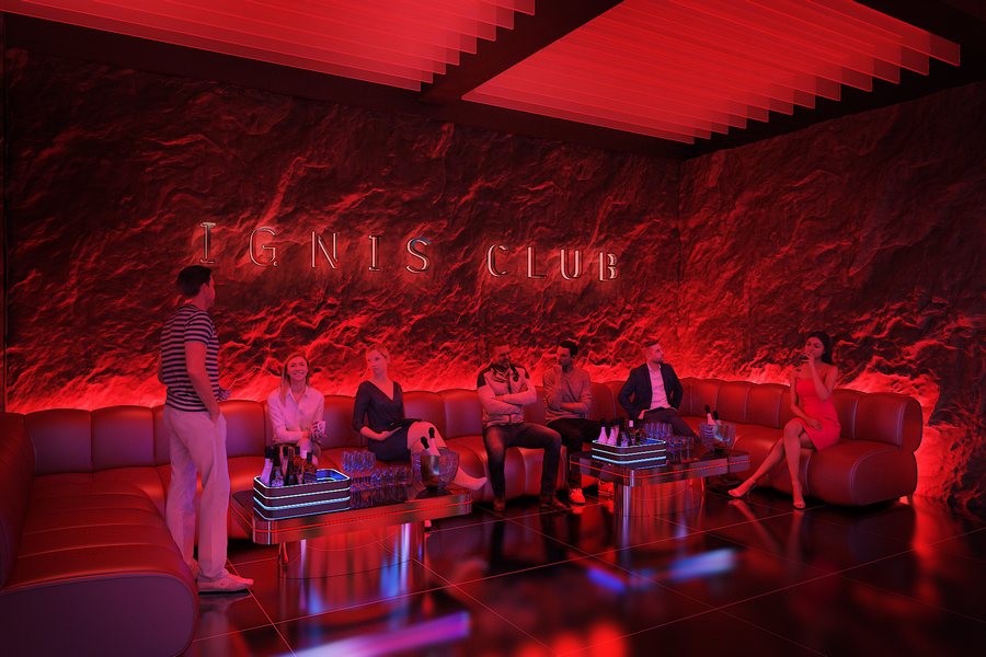 Mẫu thiết kế Lounge Bar cao cấp kết hợp công nghệ LED và âm thanh ánh sáng mang lại trải nghiệm giải trí khác biệt. 45343