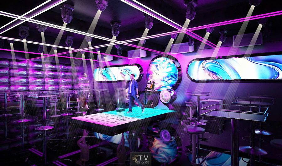 Không gian Lounge Bar được thiết kế linh hoạt, dễ nâng cấp âm thanh ánh sáng, phù hợp khai thác lâu dài và phát triển thương hiệu. 